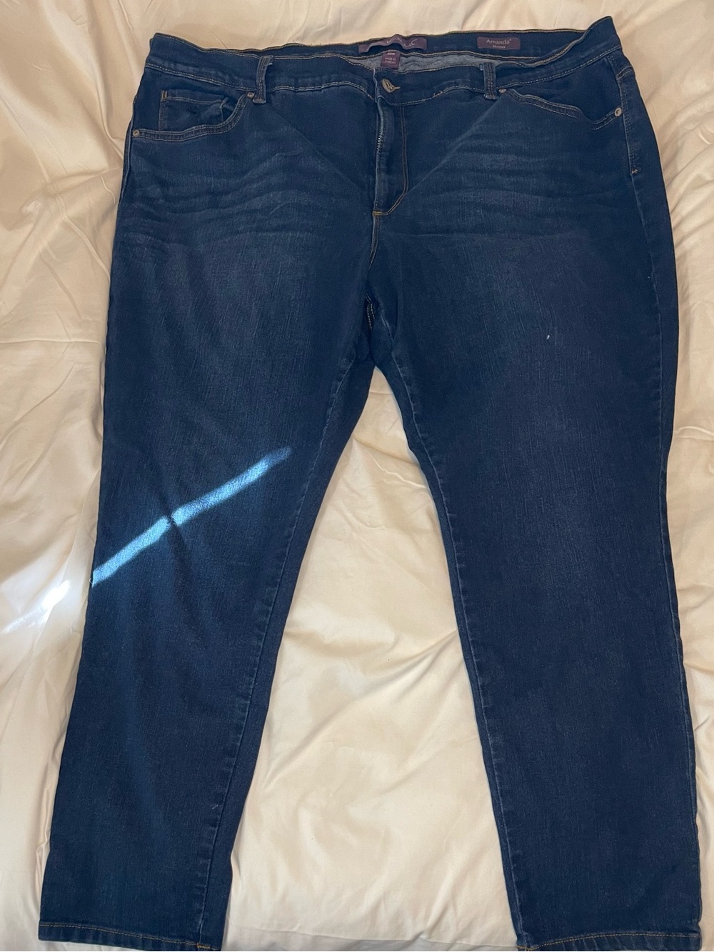 Gloria Vanderbilt Dark Blue Amanda Skinny Jeans